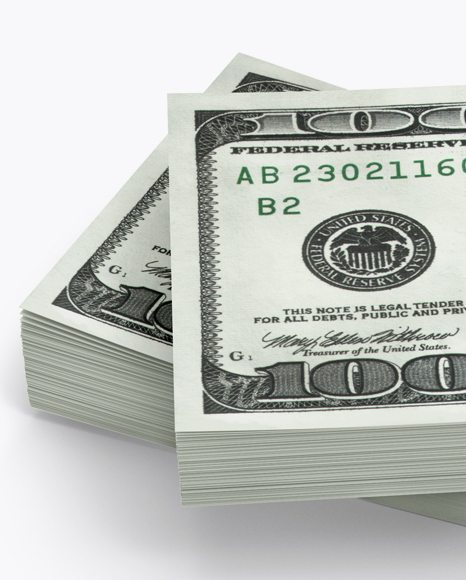 Download Money Stacks Mockup in Object Mockups on Yellow Images ...