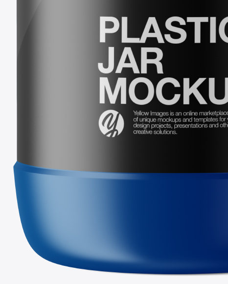 Matte Jar Mockup PSD #1
