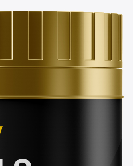 Metallic Bottle Mockup PSD #2