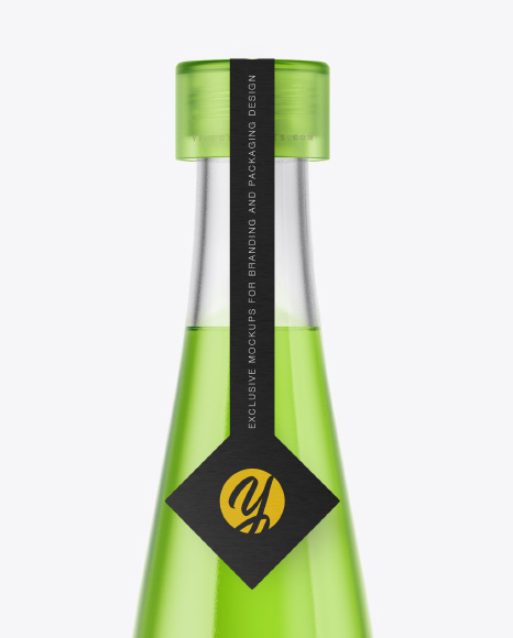 Glass Bottle Mockup PSD #2