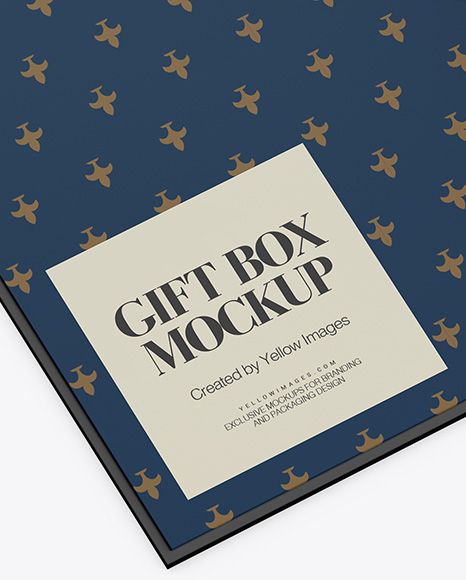 Matte Gift Box With Apple iPhone X Mockup   Half Side View PSD #5