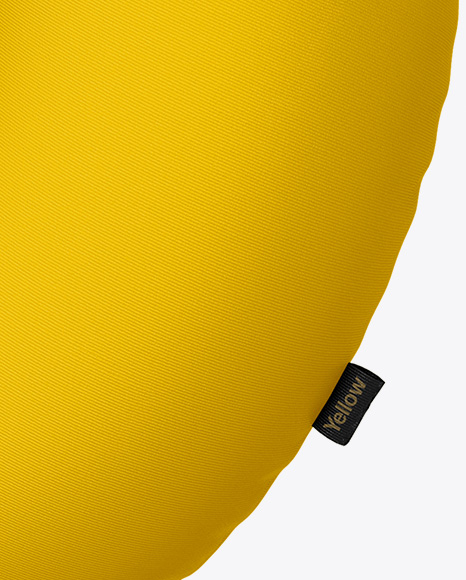 Download Travel Pillow Mockup Half Side View In Object Mockups On Yellow Images Object Mockups