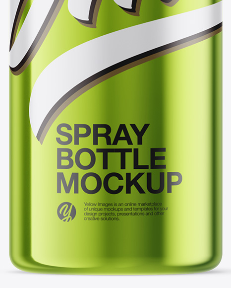 Download 150ml Metallic Spray Bottle Mockup In Bottle Mockups On Yellow Images Object Mockups PSD Mockup Templates