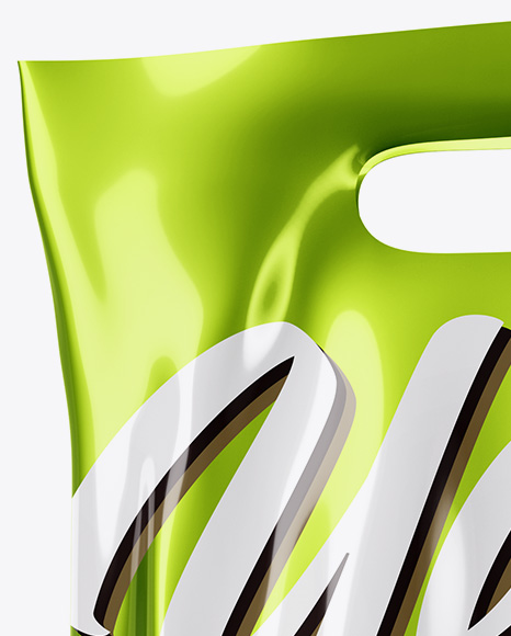 Metallic Bag Mockup PSD #2