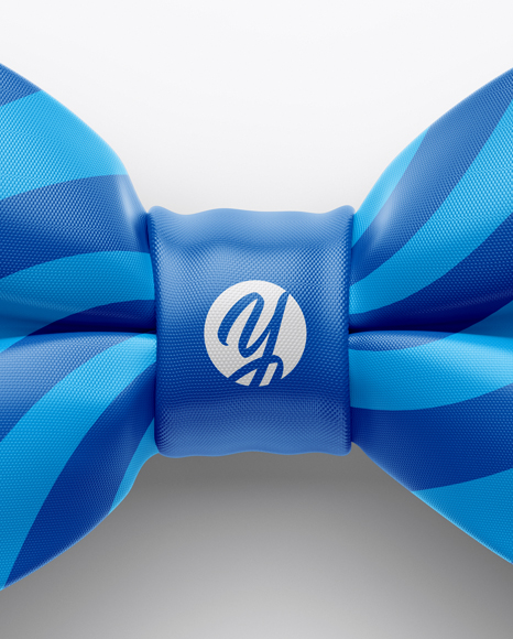 Satin Bow Tie Mockup In Apparel Mockups On Yellow Images Object Mockups