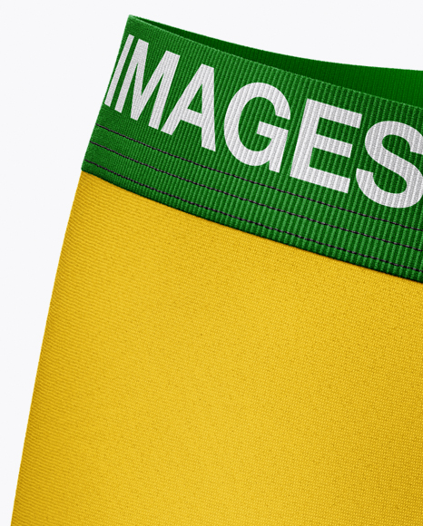 Download Men S Boxer Briefs Mockup Front View In Apparel Mockups On Yellow Images Object Mockups