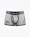 Melange Men's Boxer Briefs Mockup - Front View - Free Download Images High  Quality PNG, JPG - 30082