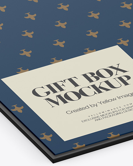 Download Matte Gift Box With Apple Iphone X Mockup Half Side View In Packaging Mockups On Yellow Images Object Mockups PSD Mockup Templates