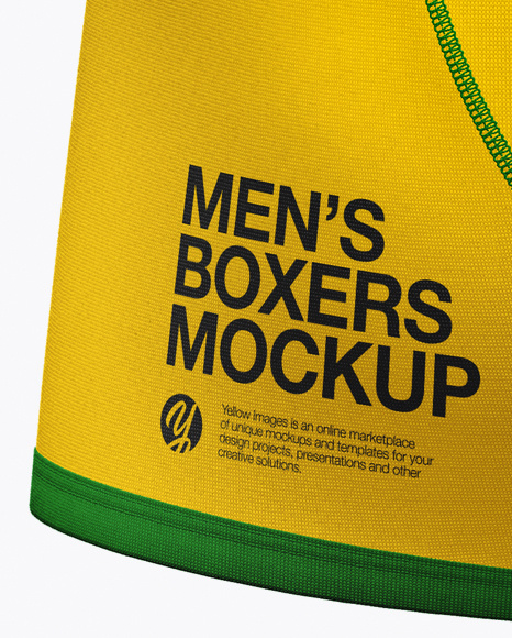 Download Man Boxer Mockup Yellowimages