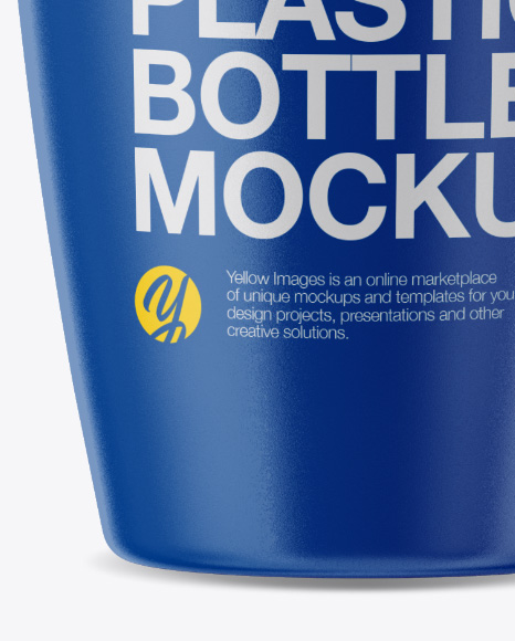 Plastic Bottle Mockup PSD #1