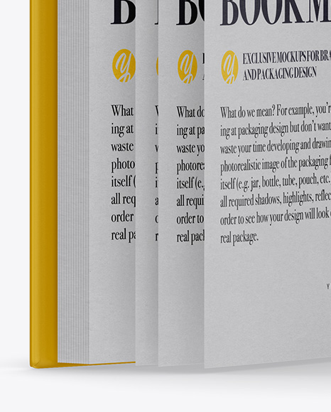 Opened Book W  Matte Cover Mockup   Half Side View PSD #1
