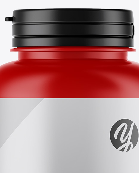 Matte Pills Bottle Mockup PSD #2