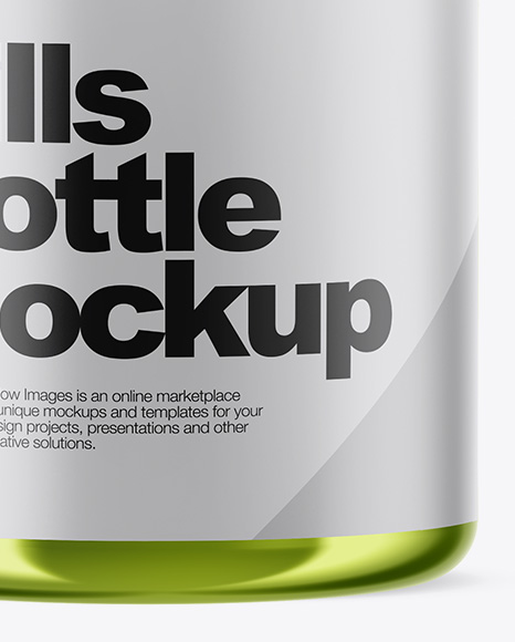 Metallic Pills Bottle Mockup PSD #1