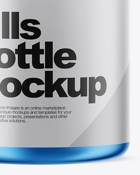 Matte Metallic Pills Bottle Mockup In Bottle Mockups On Yellow Images Object Mockups