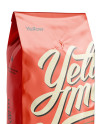 Download 2,5 kg Matte Metallic Coffee Bag With Valve Mockup - Half ... Yellowimages Mockups