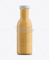 Download Mustard Glass Bottle Mockup in Bottle Mockups on Yellow Images Object Mockups