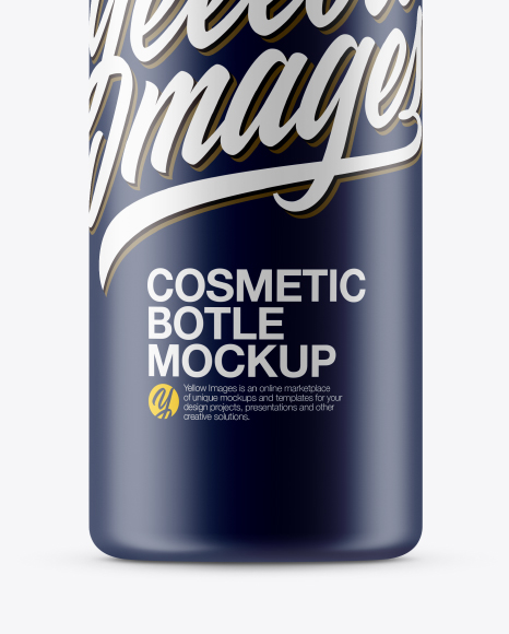 Matte Plastic Bottle Mockup PSD #1