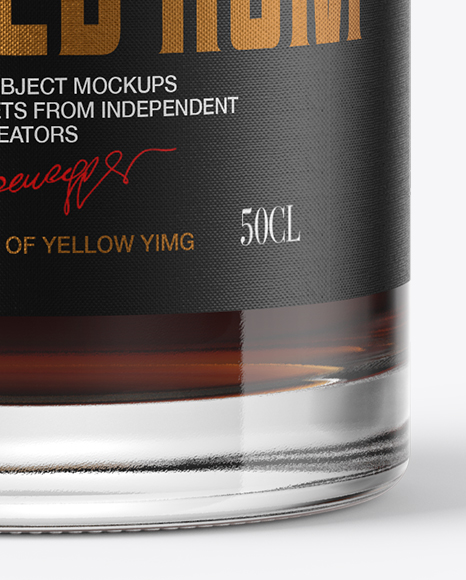 Download Black Rum Bottle With Wooden Cap Mockup In Bottle Mockups On Yellow Images Object Mockups Yellowimages Mockups