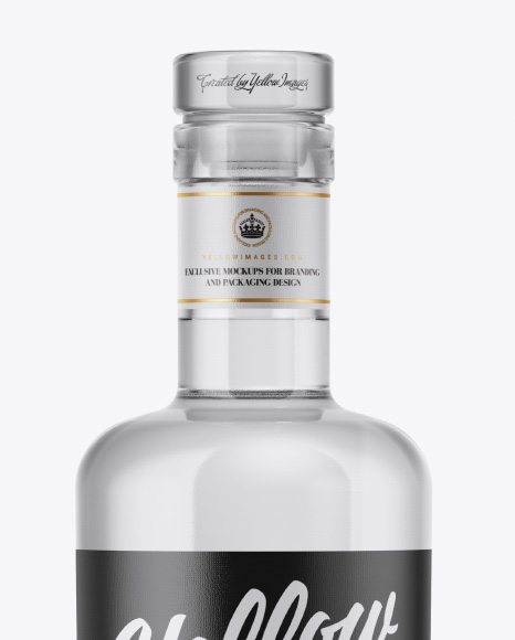 Glass Bottle Mockup PSD #2
