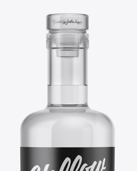 Glass Bottle Mockup PSD #1