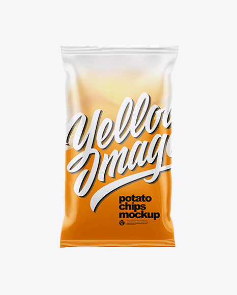 Download Frosted Plastic Bag With Corrugated Potato Chips Mockup In Bag Sack Mockups On Yellow Images Object Mockups PSD Mockup Templates