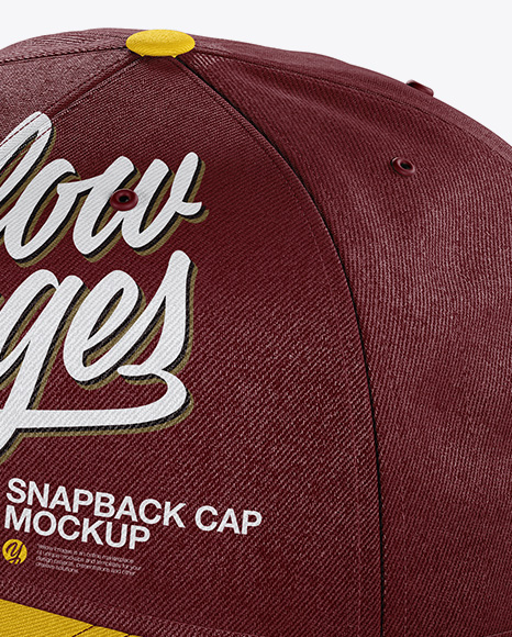 Download Download Snapback Cap Mockup Half Side View Images ...