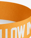 Download Paper Wristband Mockup Front View High Angle Shot In Object Mockups On Yellow Images Object Mockups Yellowimages Mockups