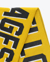 Download Fan Scarf Mockup - Top View in Apparel Mockups on Yellow Images Object Mockups