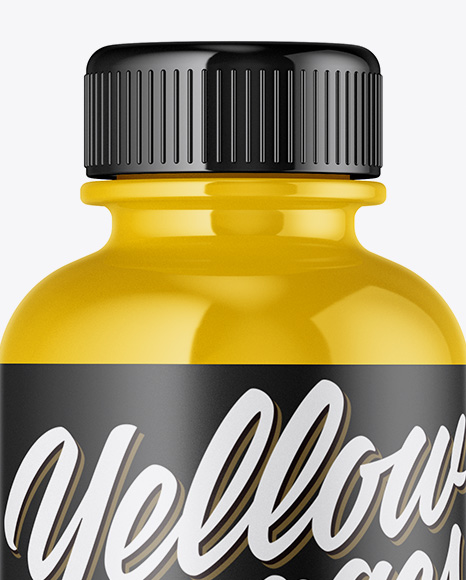Glossy Bottle Mockup PSD #2
