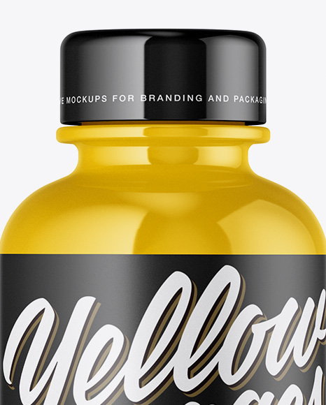 Glossy Bottle Mockup PSD #1