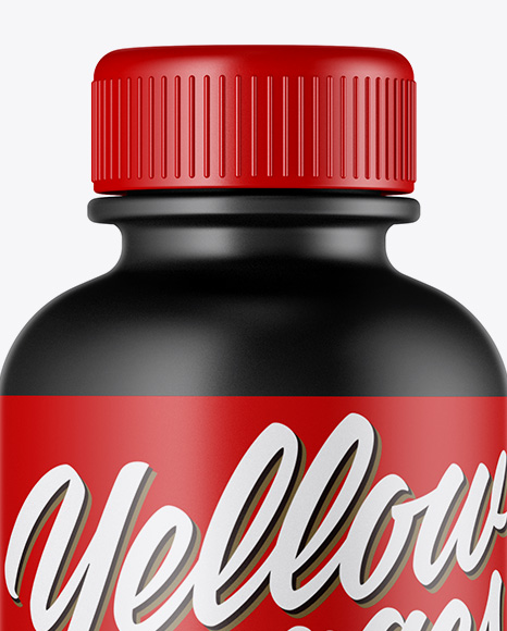 Matte Bottle Mockup PSD #2