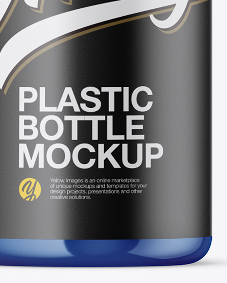 Glossy Bottle Mockup PSD #6