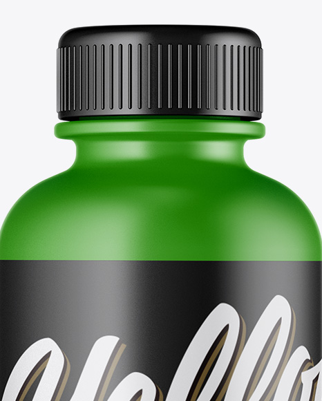 Matte Bottle Mockup PSD #2