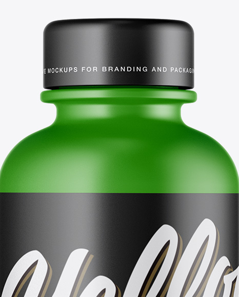 Matte Bottle Mockup PSD #1