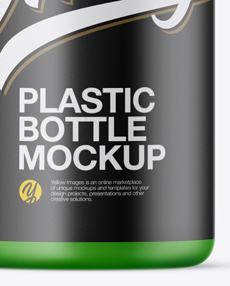 Matte Bottle Mockup PSD #6