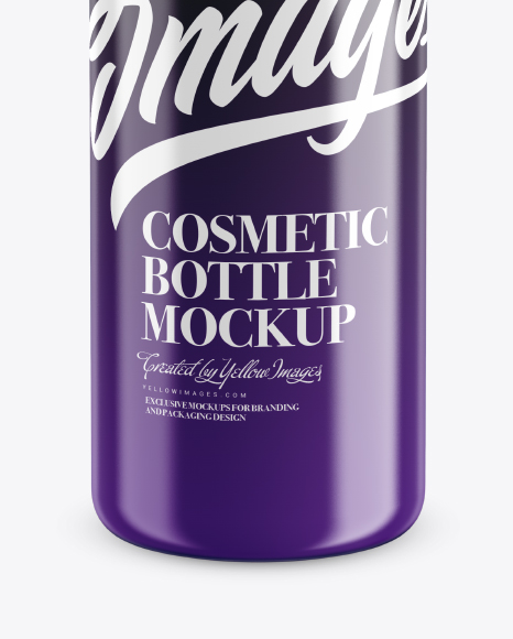Glossy Cosmetic Bottle Mockup PSD #1