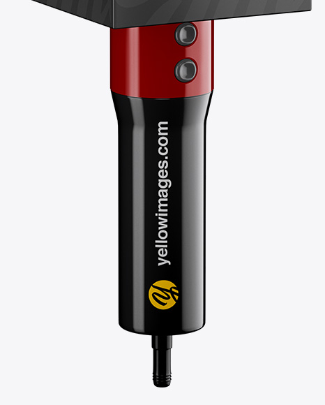 Download Glossy Microphone Mockup - Half Side View in Object Mockups on Yellow Images Object Mockups