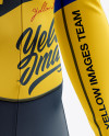 Men’s Cycling Skinsuit LS mockup (Right Half Side View)