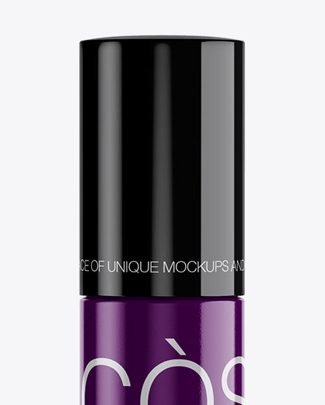 Glossy Cosmetic Bottle Mockup PSD #2