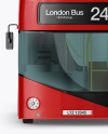 London Bus Mockup - Front View