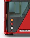 London Bus Mockup - Back View