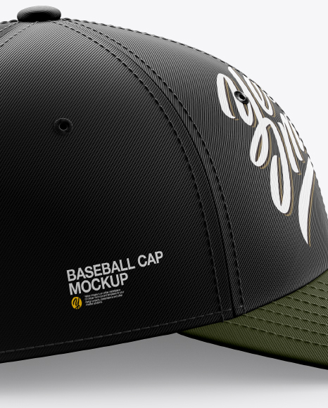 Baseball Cap Mockup Side View In Apparel Mockups On Yellow Images Object Mockups