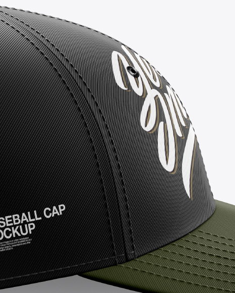 Download Baseball Cap Mockup - Side View in Apparel Mockups on ...