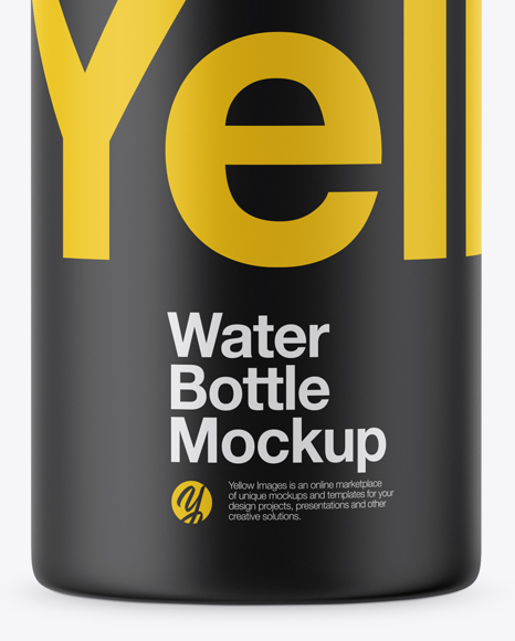 Matte Sport Bottle Mockup PSD #1