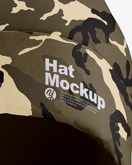 Download Matte Hat & Buff Mockup in Apparel Mockups on Yellow ...