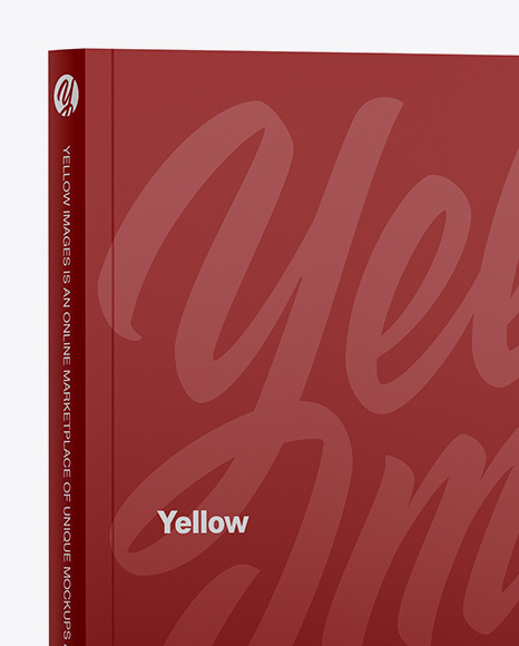 4 Matte Softcover Books Mockup Half Side View In Stationery Mockups On Yellow Images Object Mockups