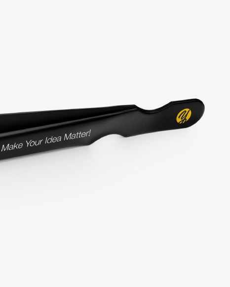 Stainless Steel Tweezer Mockup PSD #1