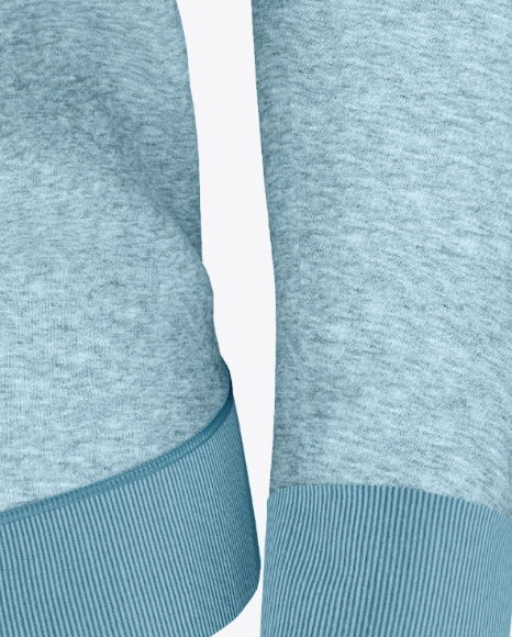 Women’s Melange Sweatshirt Mockup - Front View