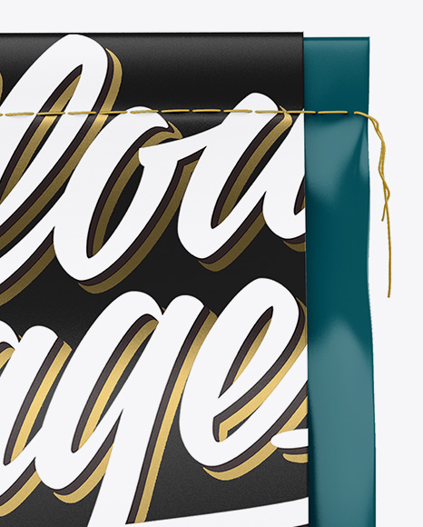 Matte Bag Mockup   Front View PSD #2