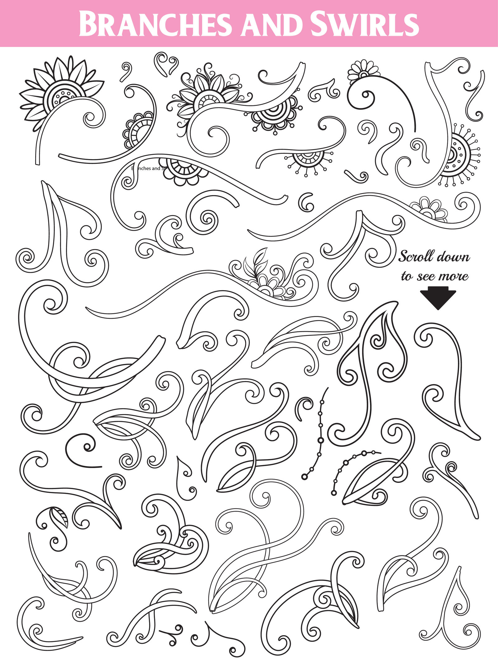 floral doodles floral doodles